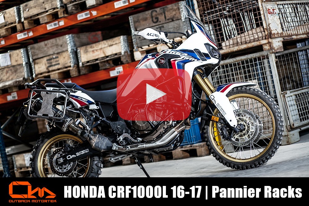 Honda CRF1000L Pannier Racks 2016-2017 Installation