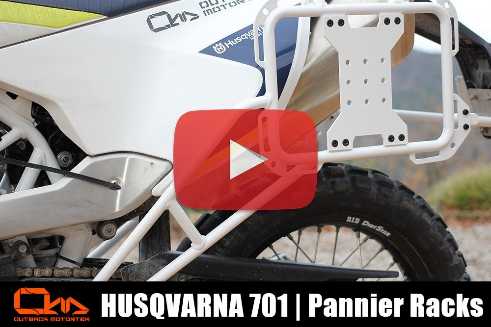 Husqvarna 701 Pannier Racks Installation