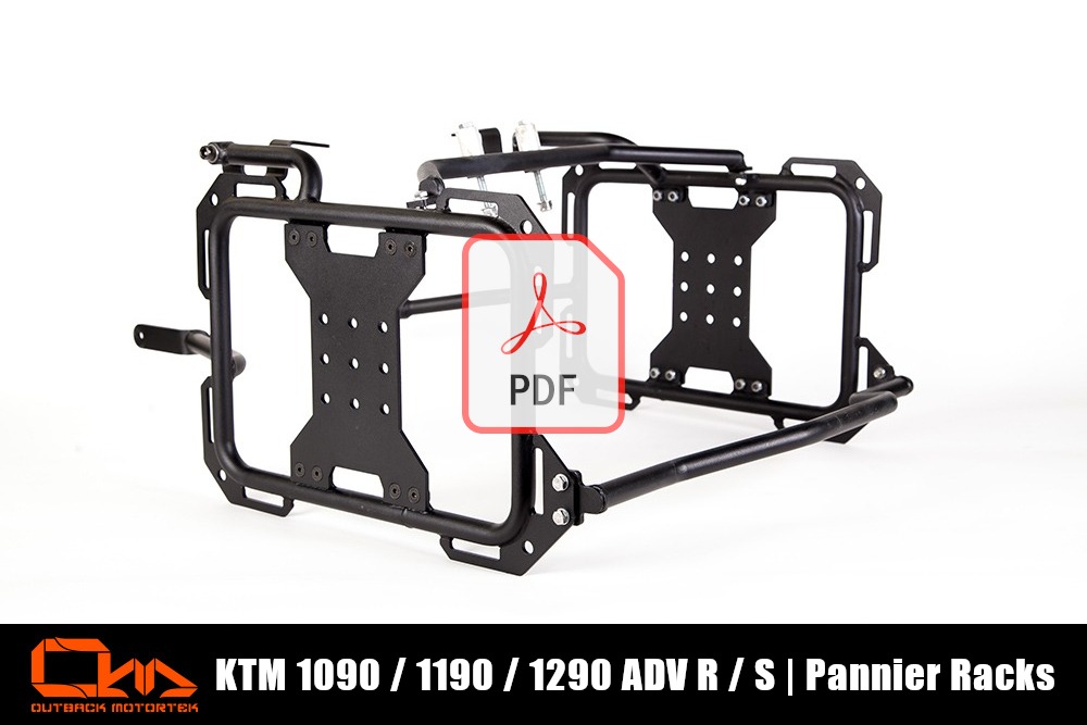 KTM 1090 / 1190 / 1290 Adventure R / S Pannier Racks PDF Installation