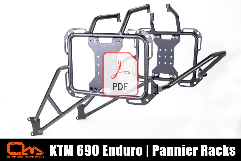 KTM 690 Enduro R Pannier Racks PDF Installation