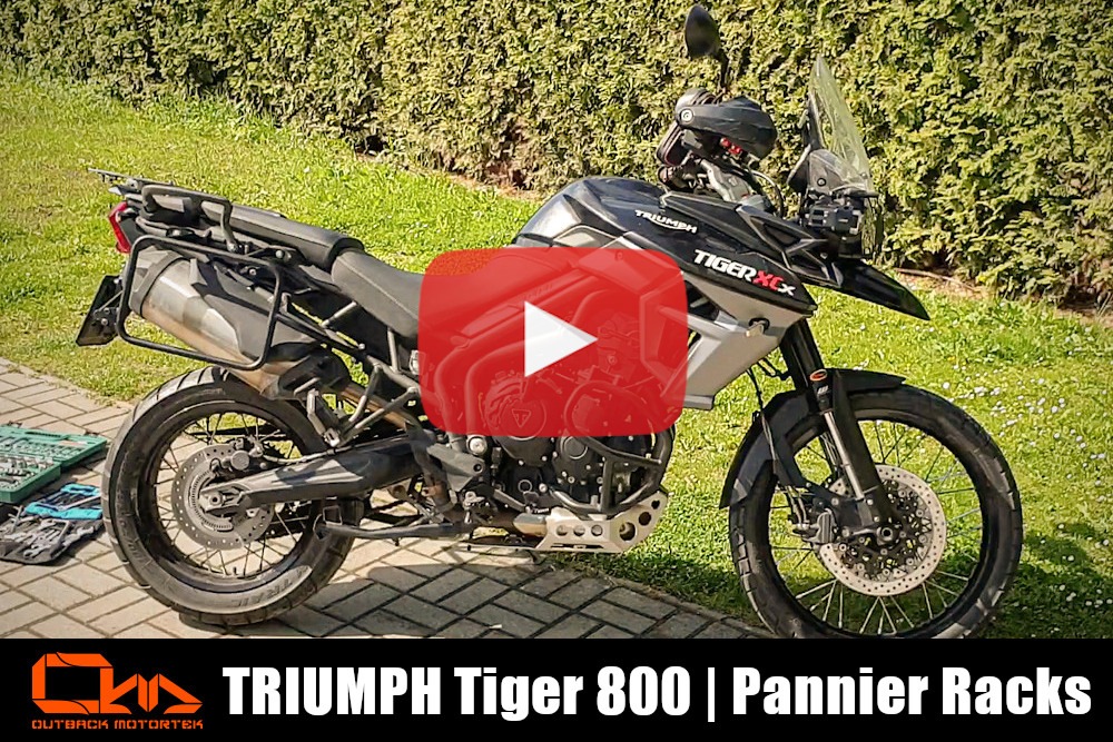 Triumph Tiger 800 Pannier Racks Installation